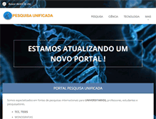 Tablet Screenshot of pesquisa-unificada.com